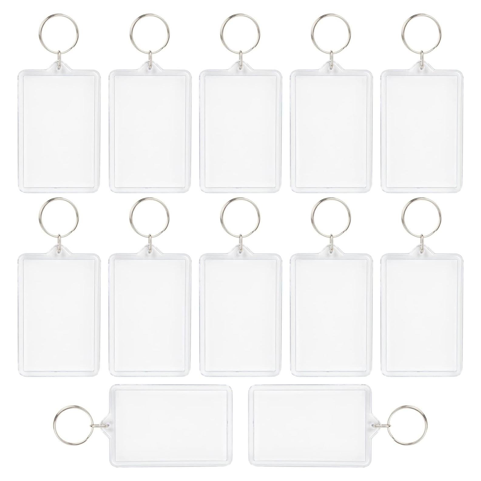 Llaveros de Foto Rectangulares Framendino 12 Piezas 5x7.5cm