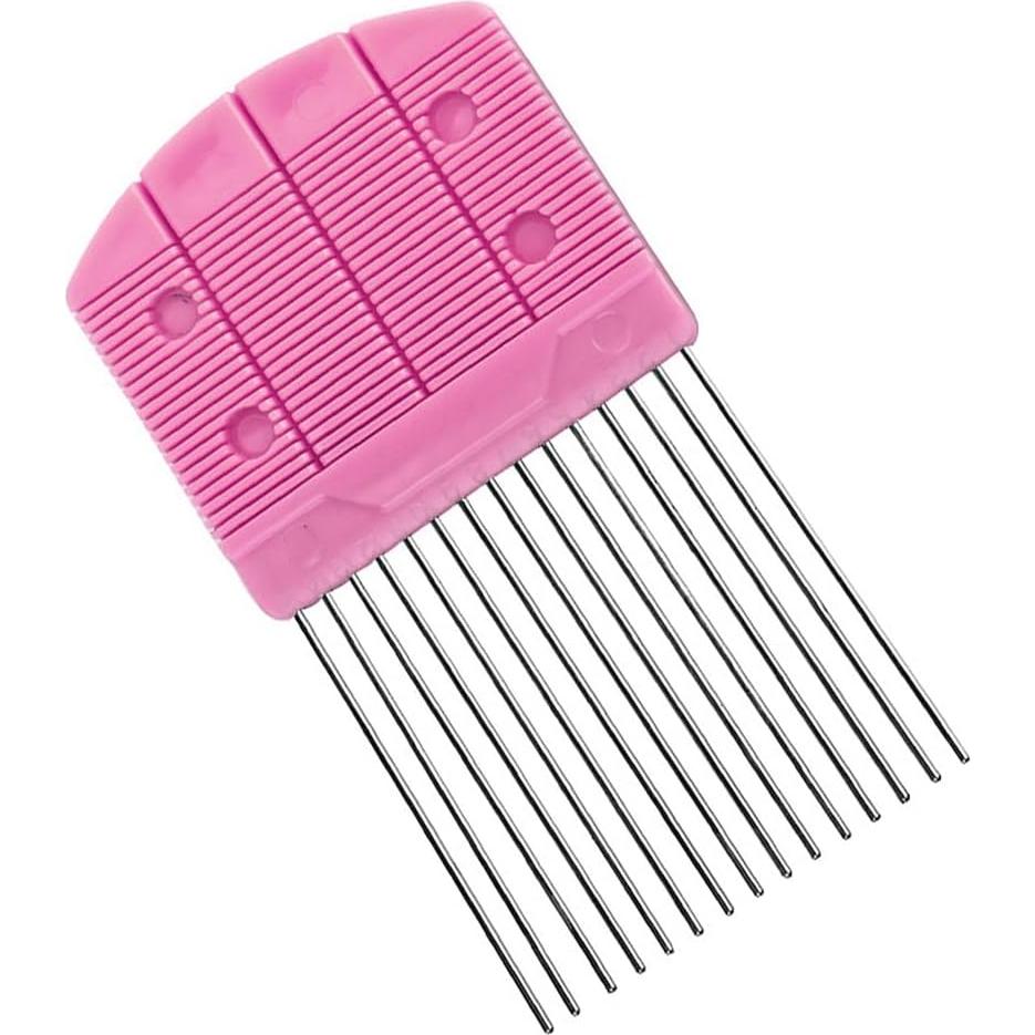 Peine para Quilling de Papel EXCEART Rosa 14.2x8cm