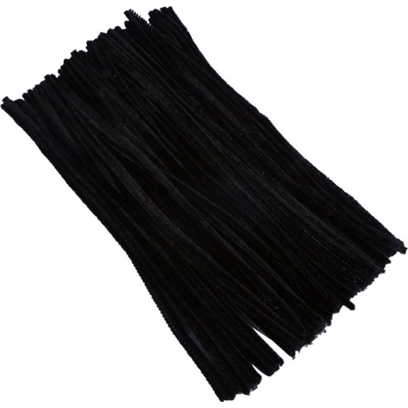 Limpiapipas Negros GOTOONE 200 Piezas 30.48 cm Manualidades