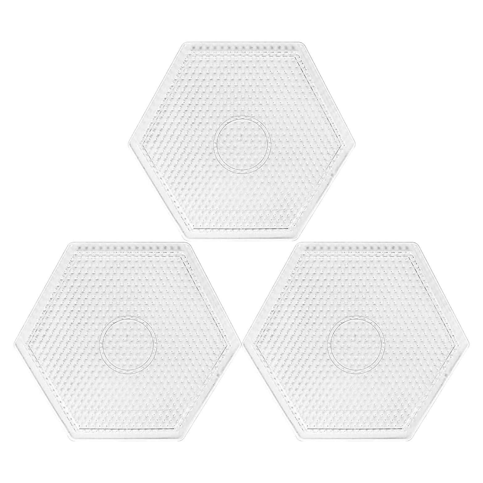 Kits de Tableros Hexagonales H&W para Perlas de Fusible 5mm - 3 Piezas