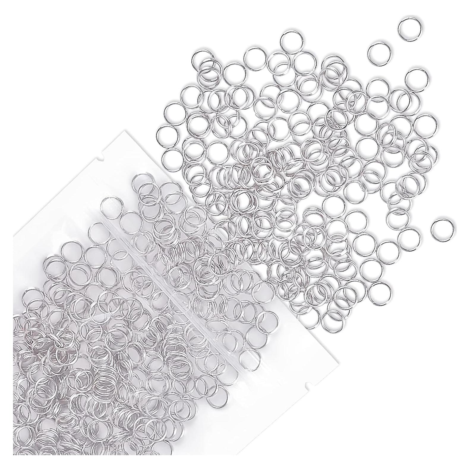 Anillas de Salto Doble Bucle Uniclife 6 mm 500 Pcs Metal