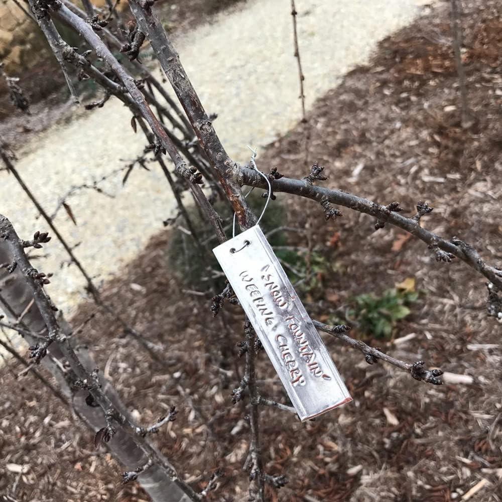 Etiquetas de Plantas de Aluminio TINSKY 50PCS Resistentes e Impermeables