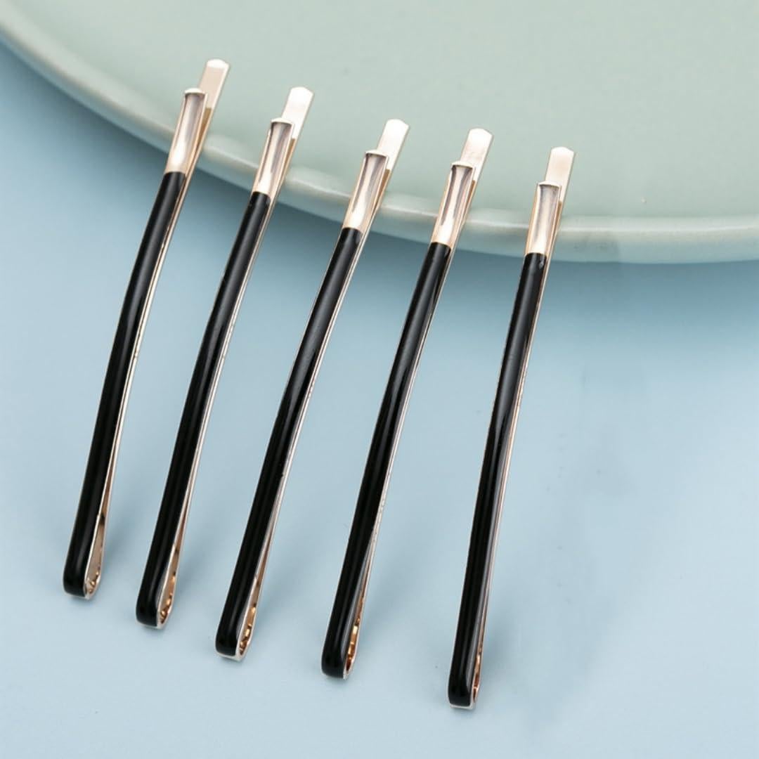 Pasadores de Metal Textention para Cabello 20pcs Negros