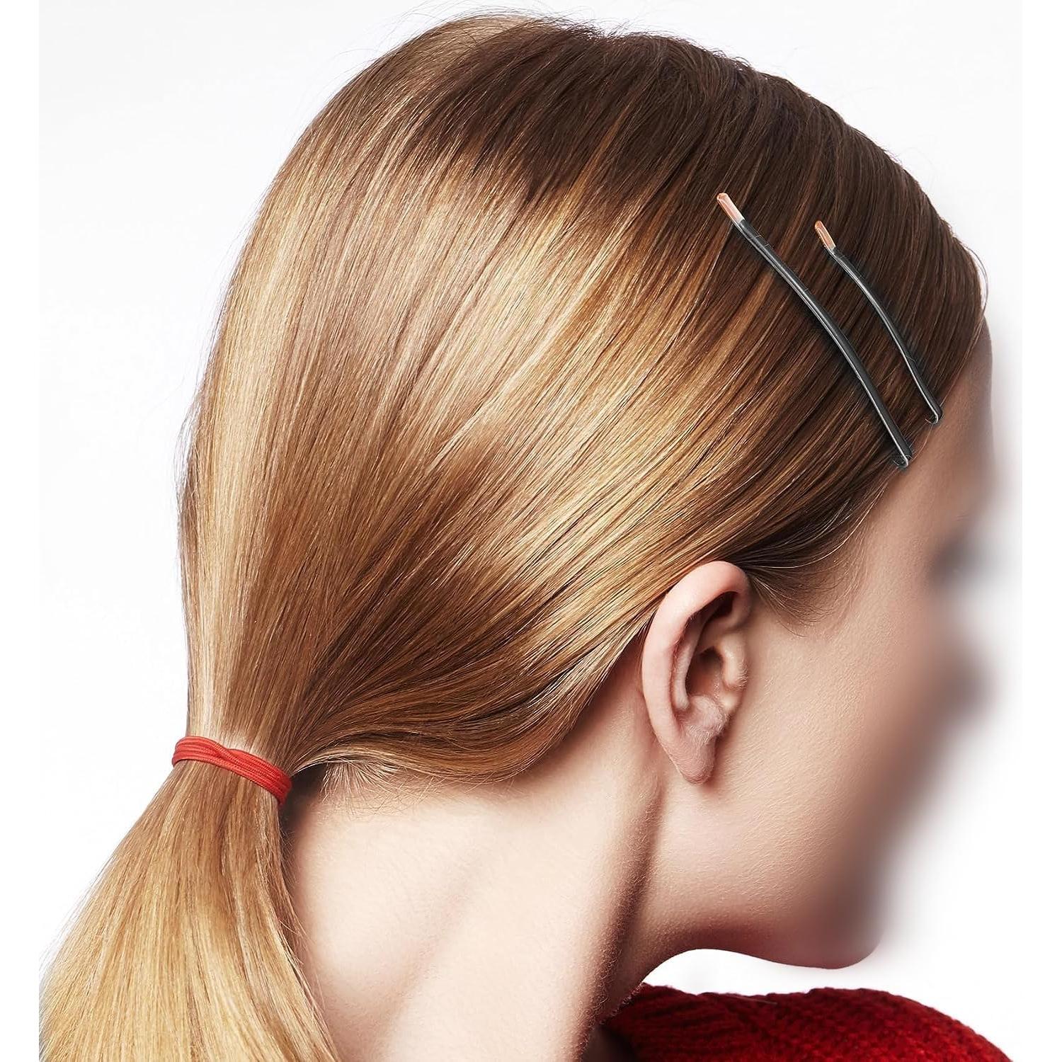 Pasadores de Metal Textention para Cabello 20pcs Negros