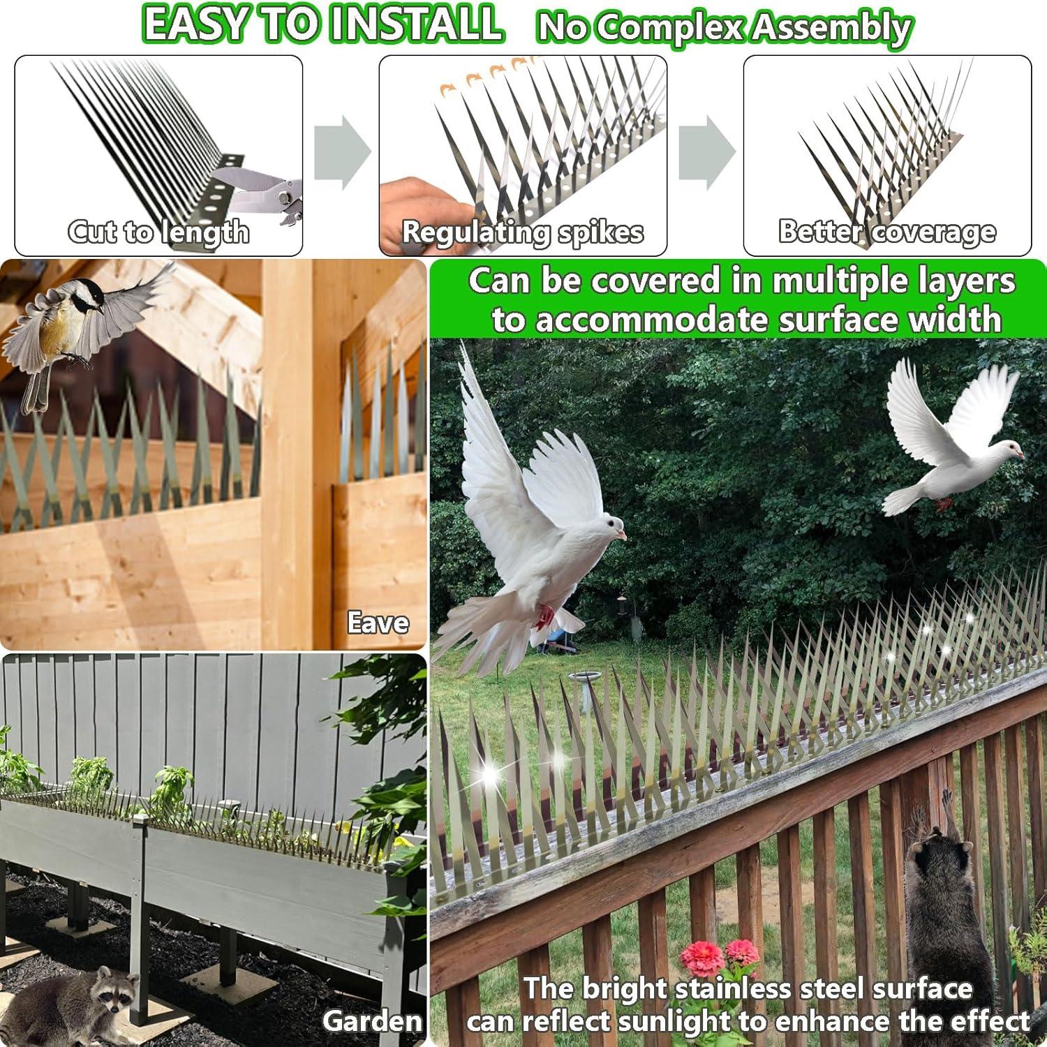 Picos Antiardillas TIQUKDELY 101.6 cm Acero Inoxidable