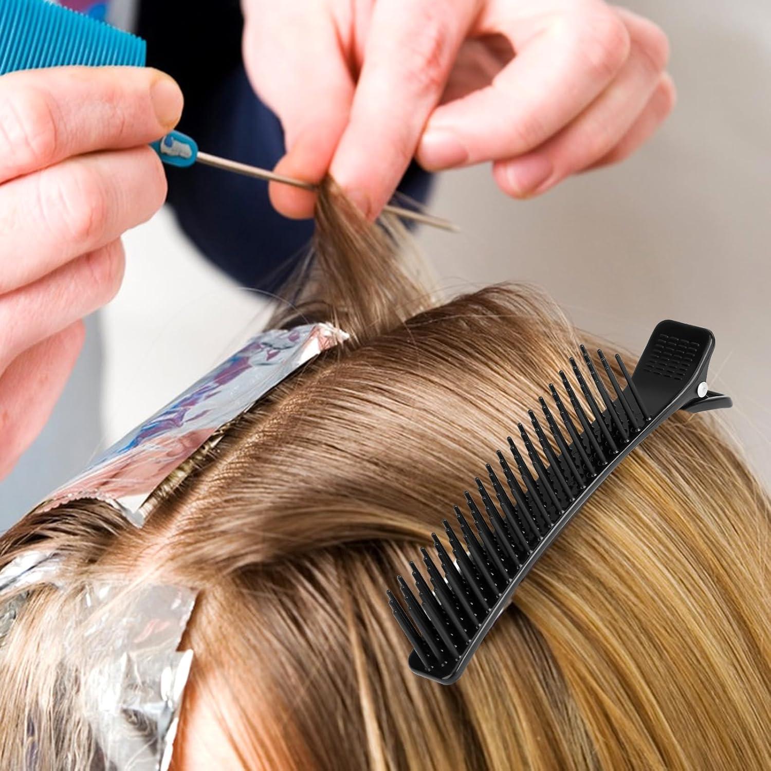 Clips para Cabello MOZEAT LENS 2 Pcs Profesionales Negro