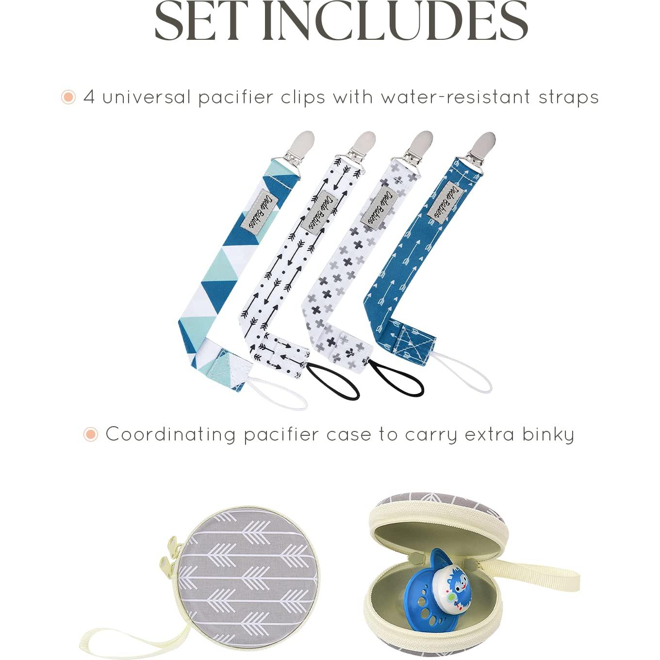 Juego de Clips para Chupete Dodo Babies - Estuche Universal