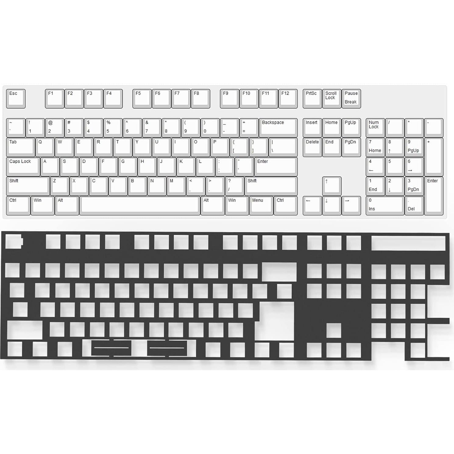 Espuma Poron 108 para Teclado + 120 Almohadillas