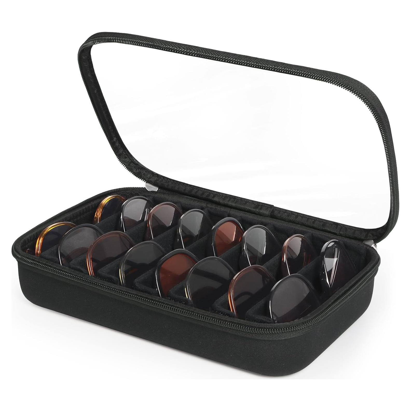 Estuche Organizador de Gafas Tangoner para 8 Pares Negro