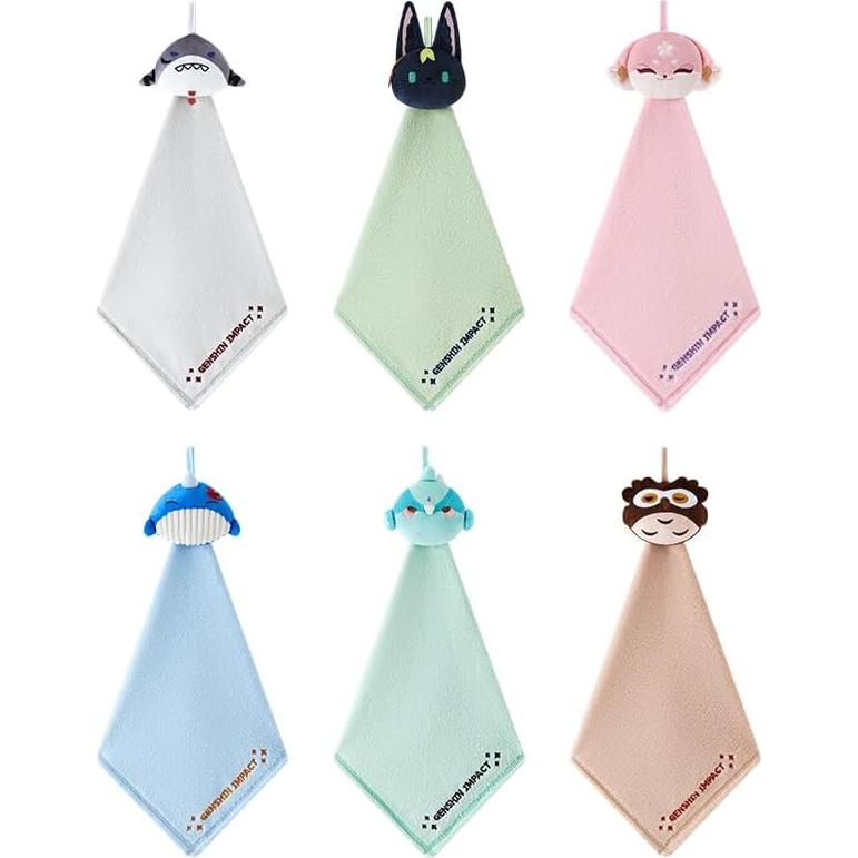 Toalla de Mano Temática Genshin Impact Diluc 30x30cm