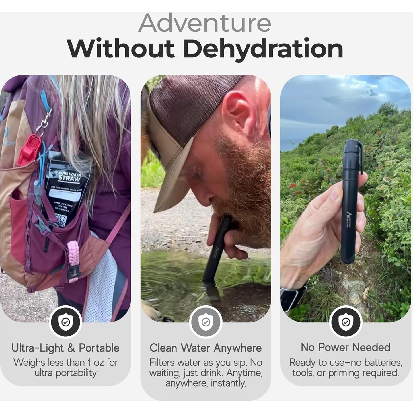 Filtro de Agua Portátil Sierra Madre - 1000L para Camping