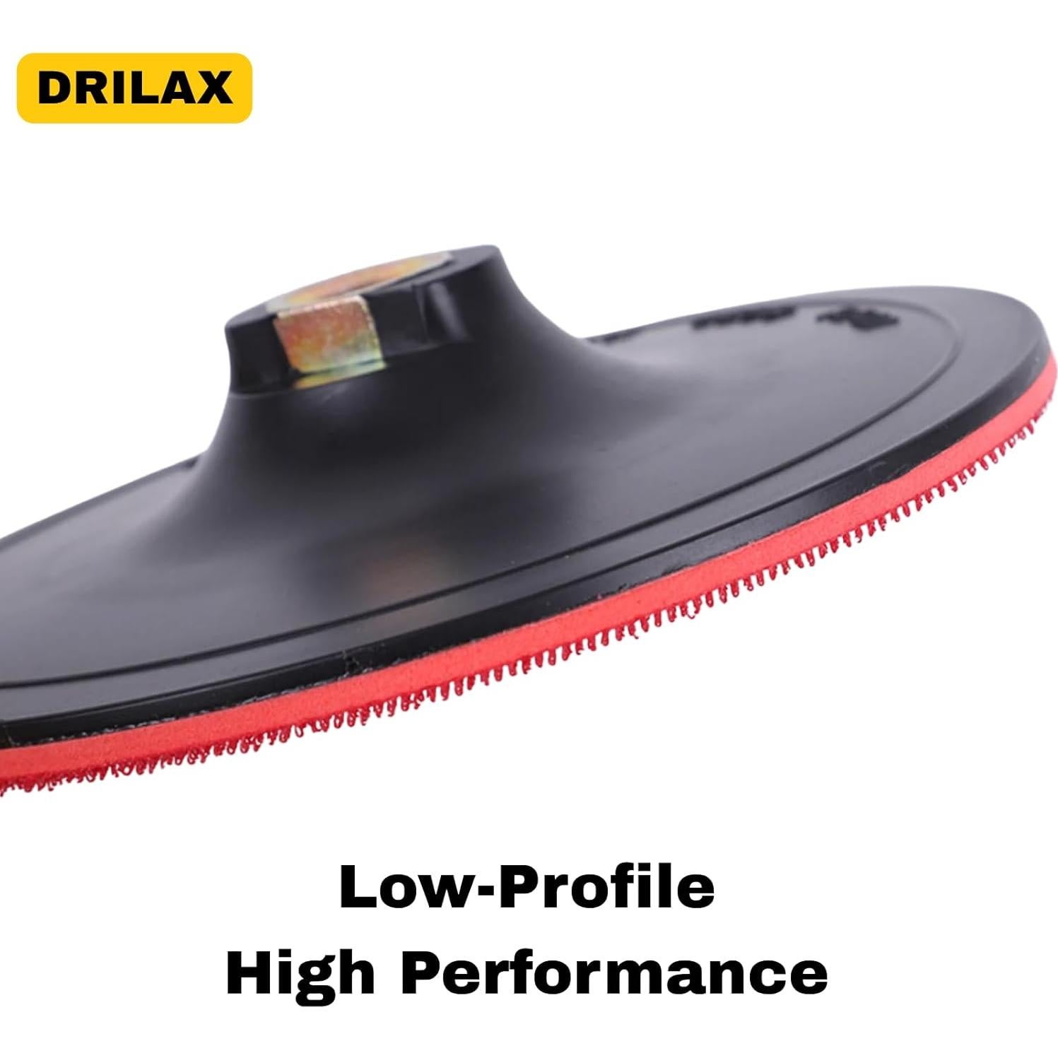 Almohadilla de Respaldo Drilax 5 Pulgadas con Gancho y Bucle