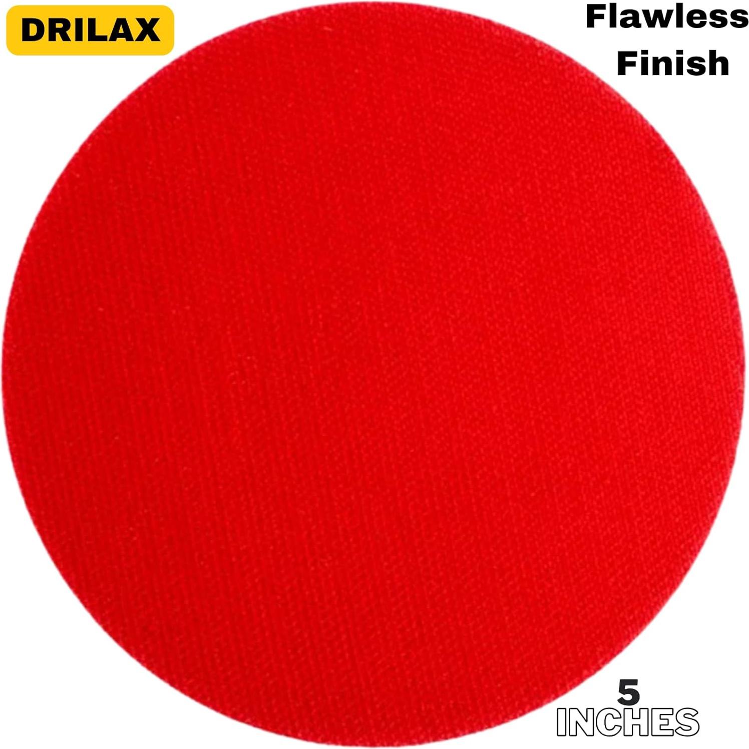 Almohadilla de Respaldo Drilax 5 Pulgadas con Gancho y Bucle