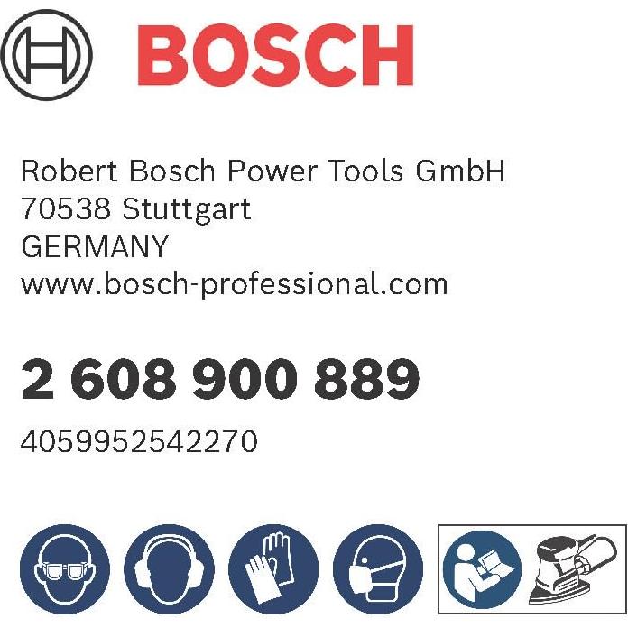 Lija Bosch Expert C470 102x62mm Grano 180 10 piezas