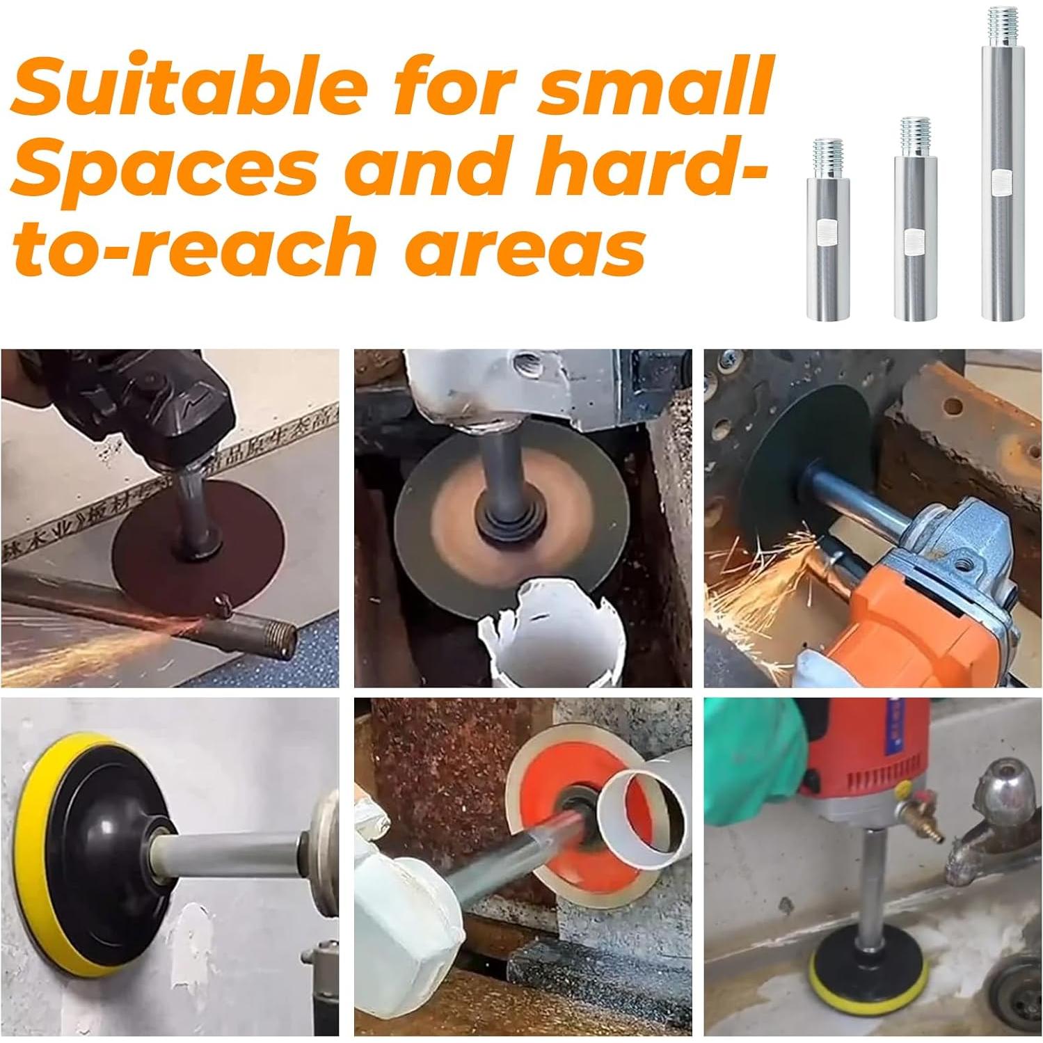 Varilla de Extensión para Amoladora Angular 5/8-11 Vrsafan - 3 Tamaños