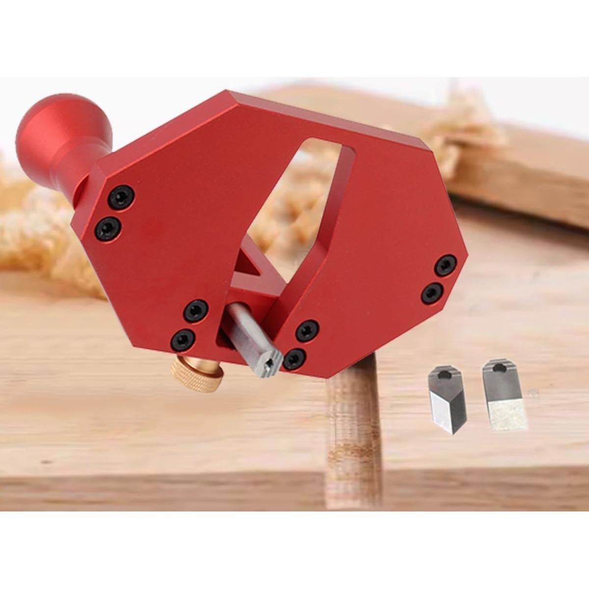 Planeador Router Manual JCFANTS Rojo Ajustable 30mm Corte