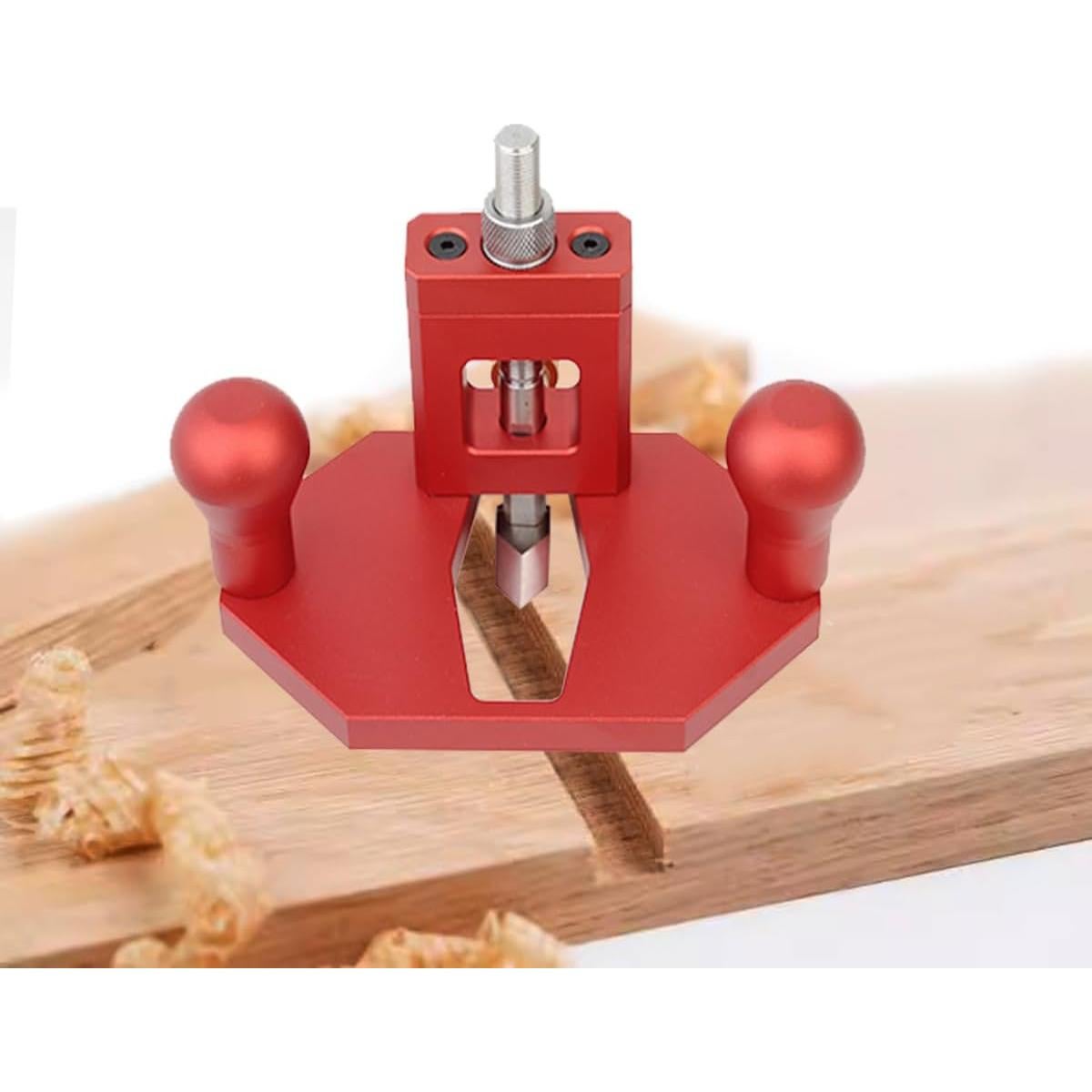 Planeador Router Manual JCFANTS Rojo Ajustable 30mm Corte