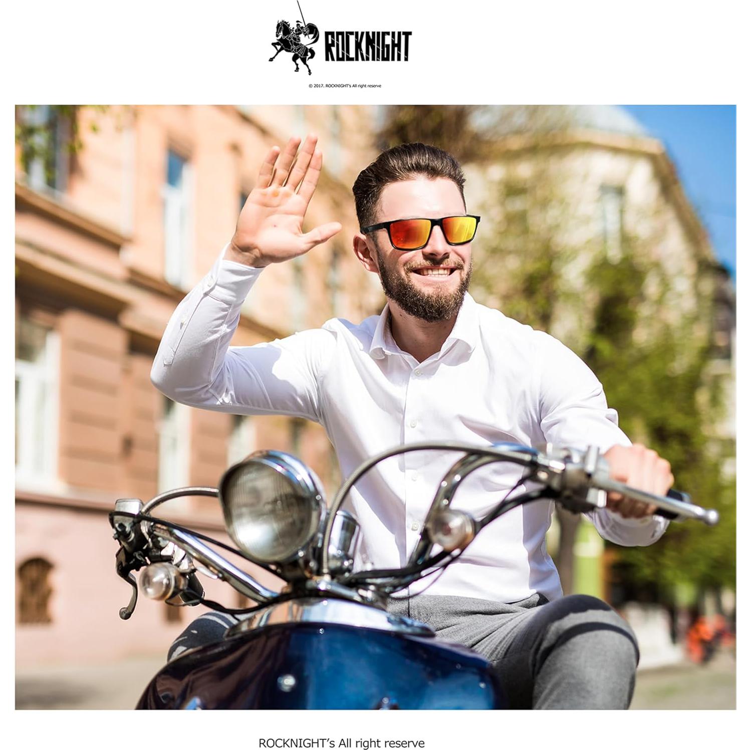 Gafas de sol ROCKNIGHT HD polarizadas UV400 para hombres