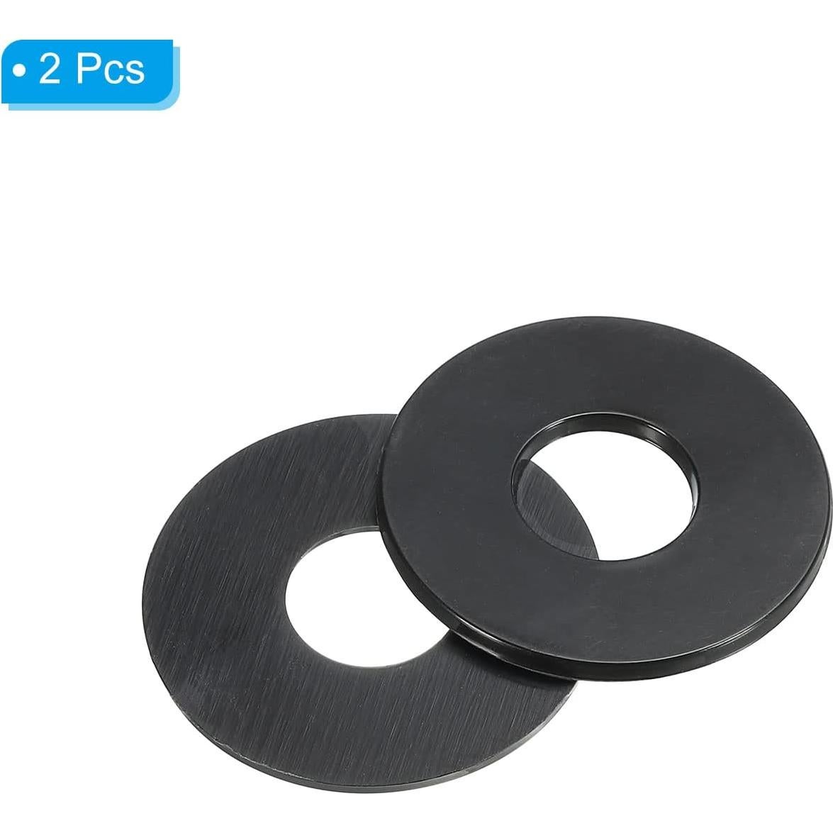 Placa de Arandela de Interruptor Guitarra Eléctrica MECCANIXITY 34mm Negro 2pcs