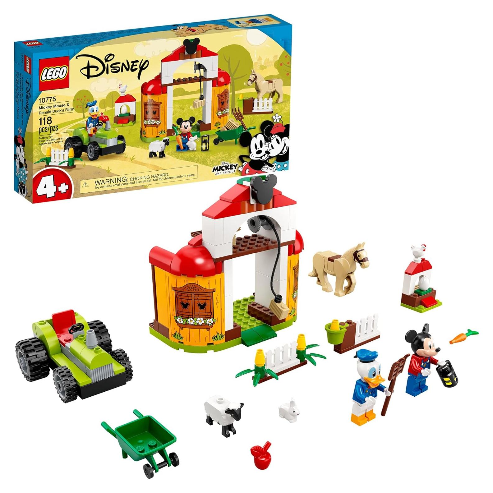 LEGO Disney Granja Mickey y Donald 10775 118 Piezas
