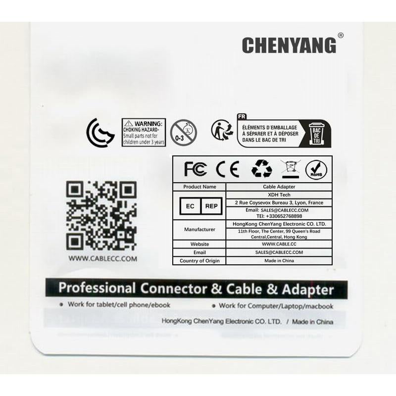 Adaptador Mini DisplayPort a HDMI HDMIHOME CY-TB-001-BK 1080p