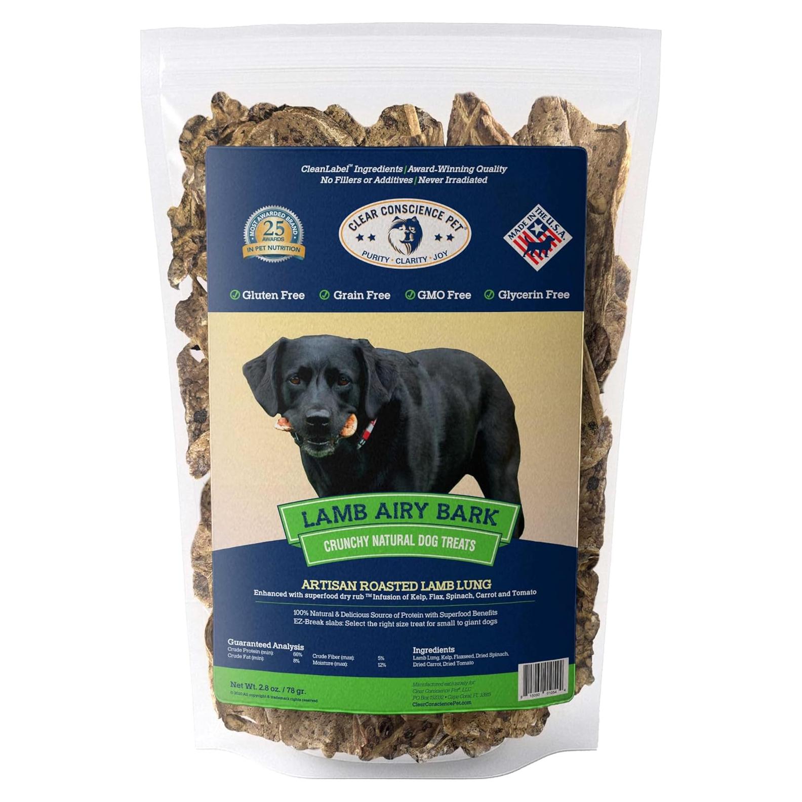 Treats de Pulmón de Cordero Clear Conscience 79.4g - Keto y Natural