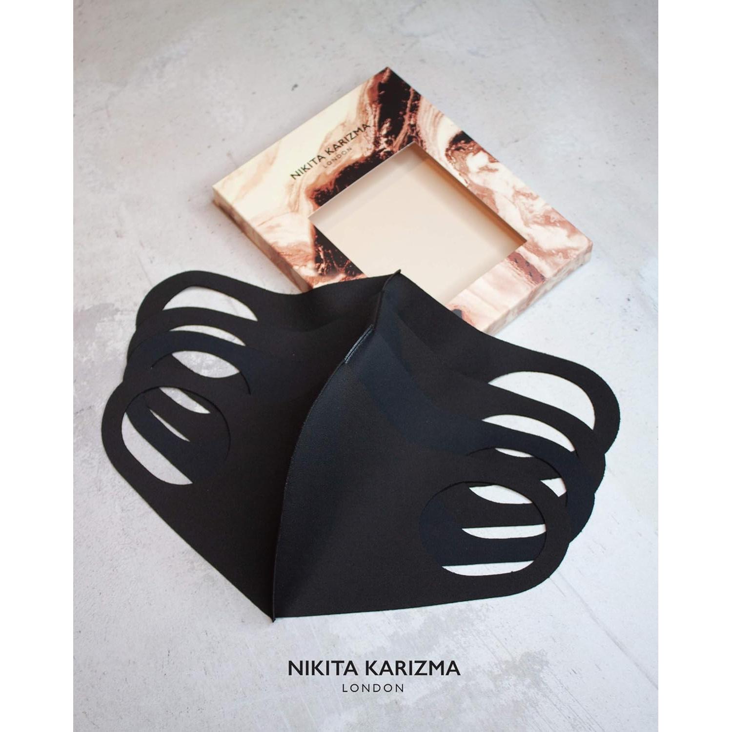 Mascarillas de Tela Reutilizables KARIZMA - 4 Piezas Negras