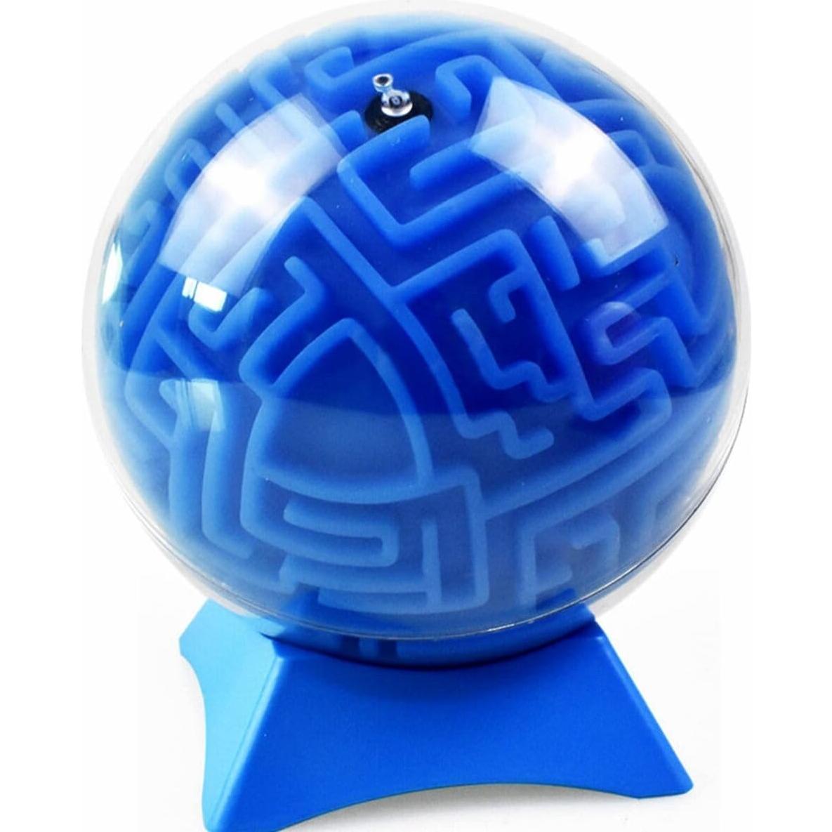 Puzzle de Bola de Laberinto 3D ALaLatois Azul 10 cm Juguete Educativo