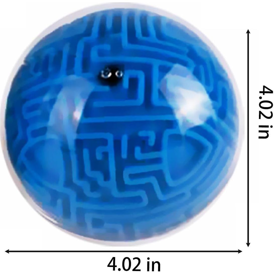Puzzle de Bola de Laberinto 3D ALaLatois Azul 10 cm Juguete Educativo