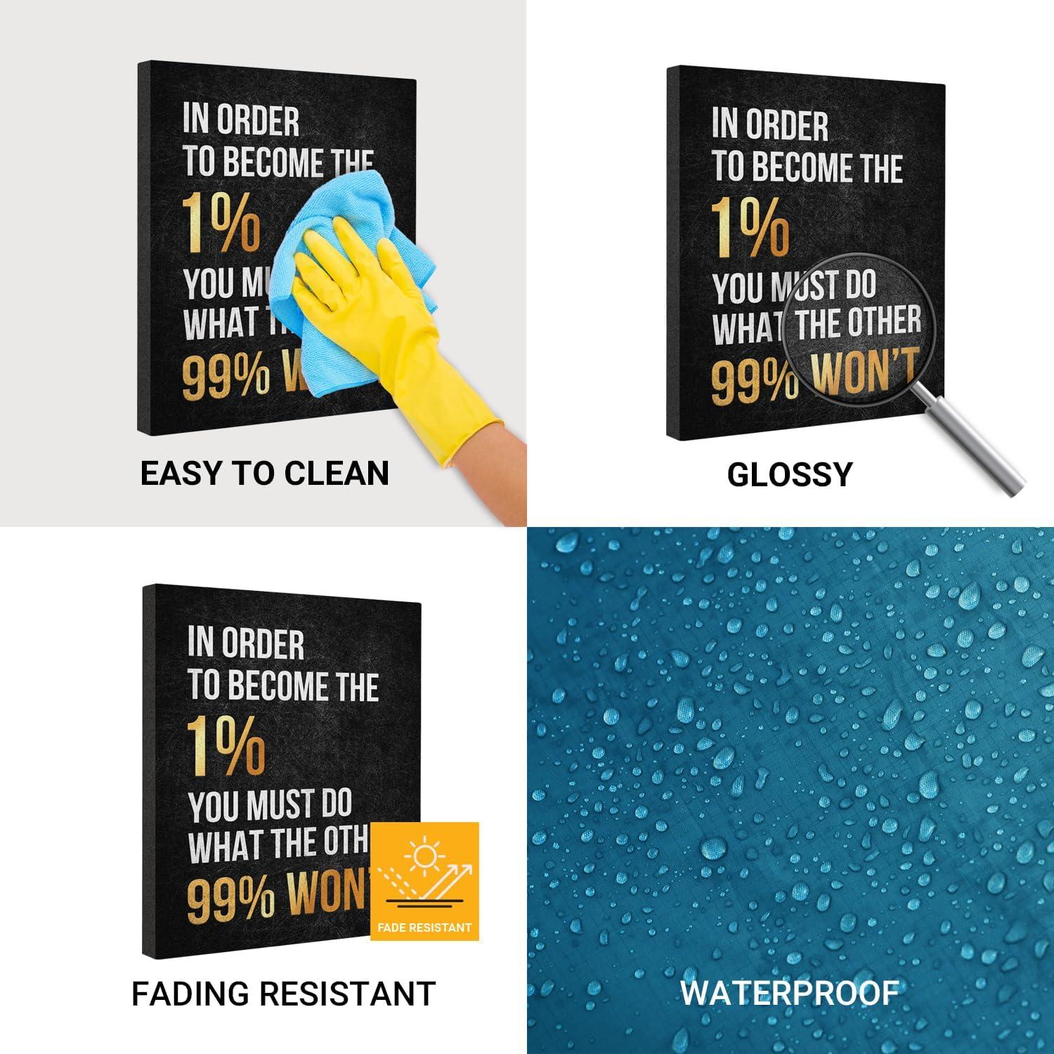 Arte de Pared Motivacional Istrion Lienzo Enmarcado 40x30 cm