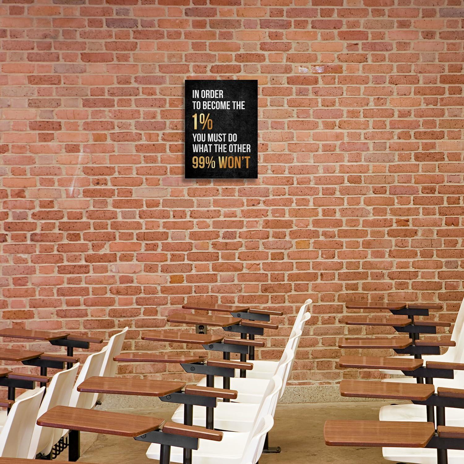 Arte de Pared Motivacional Istrion Lienzo Enmarcado 40x30 cm