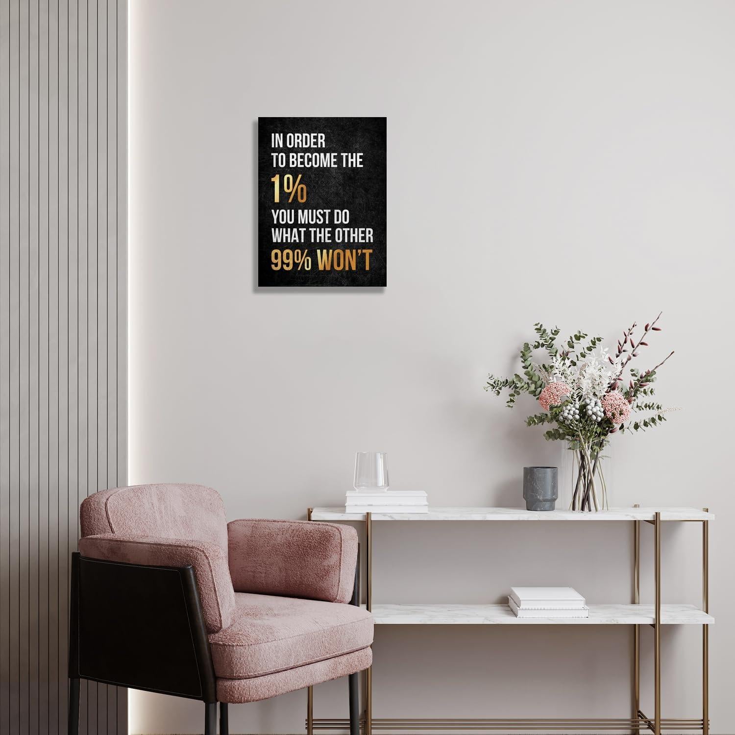 Arte de Pared Motivacional Istrion Lienzo Enmarcado 40x30 cm