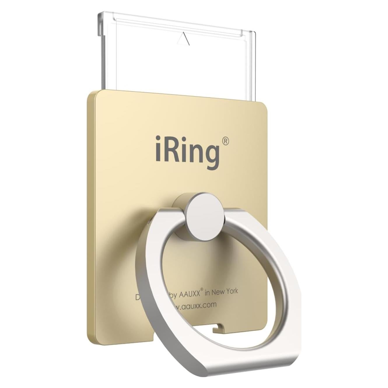 Soporte para Teléfono AAUXX iRing Dorado - Carga Inalámbrica