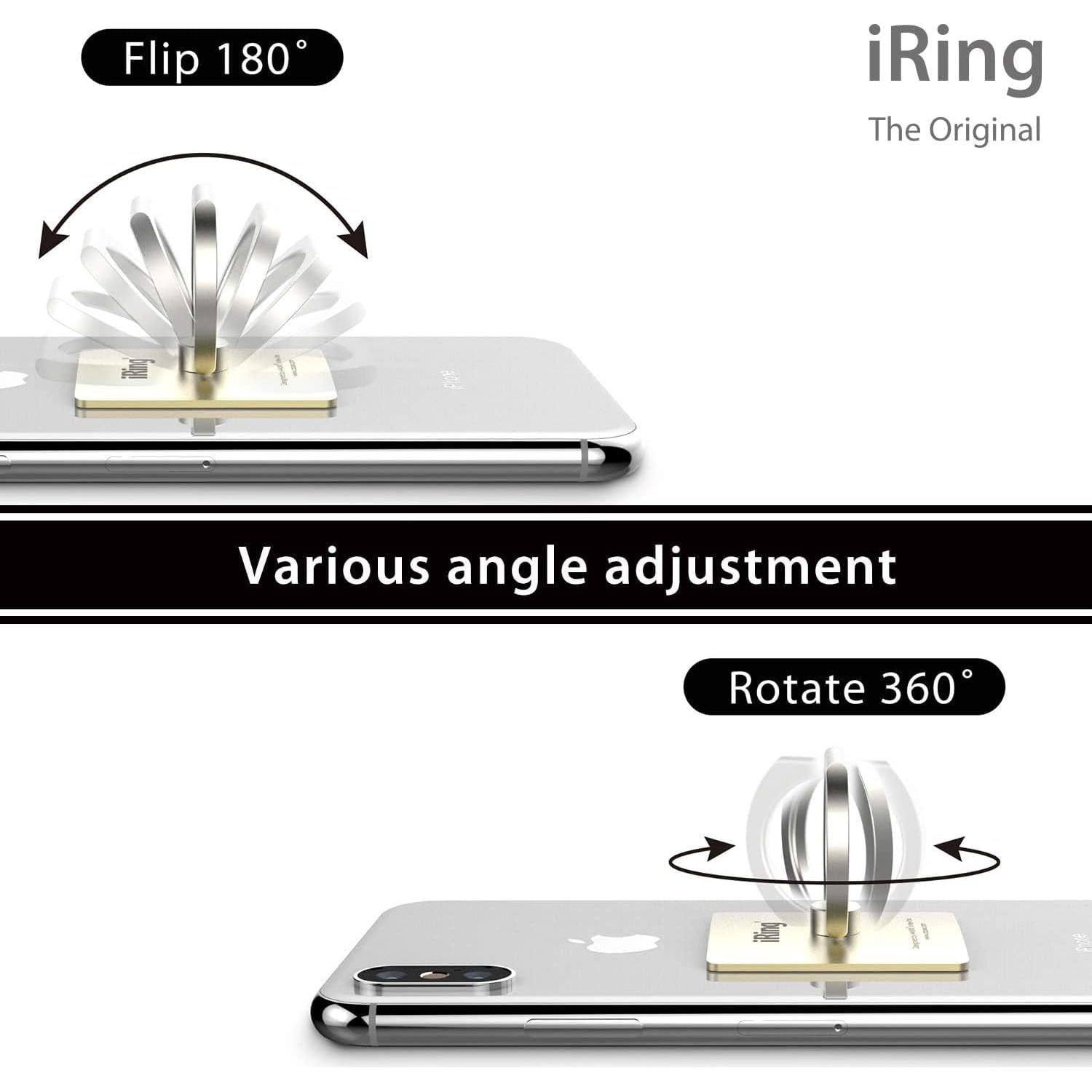 Soporte para Teléfono AAUXX iRing Dorado - Carga Inalámbrica