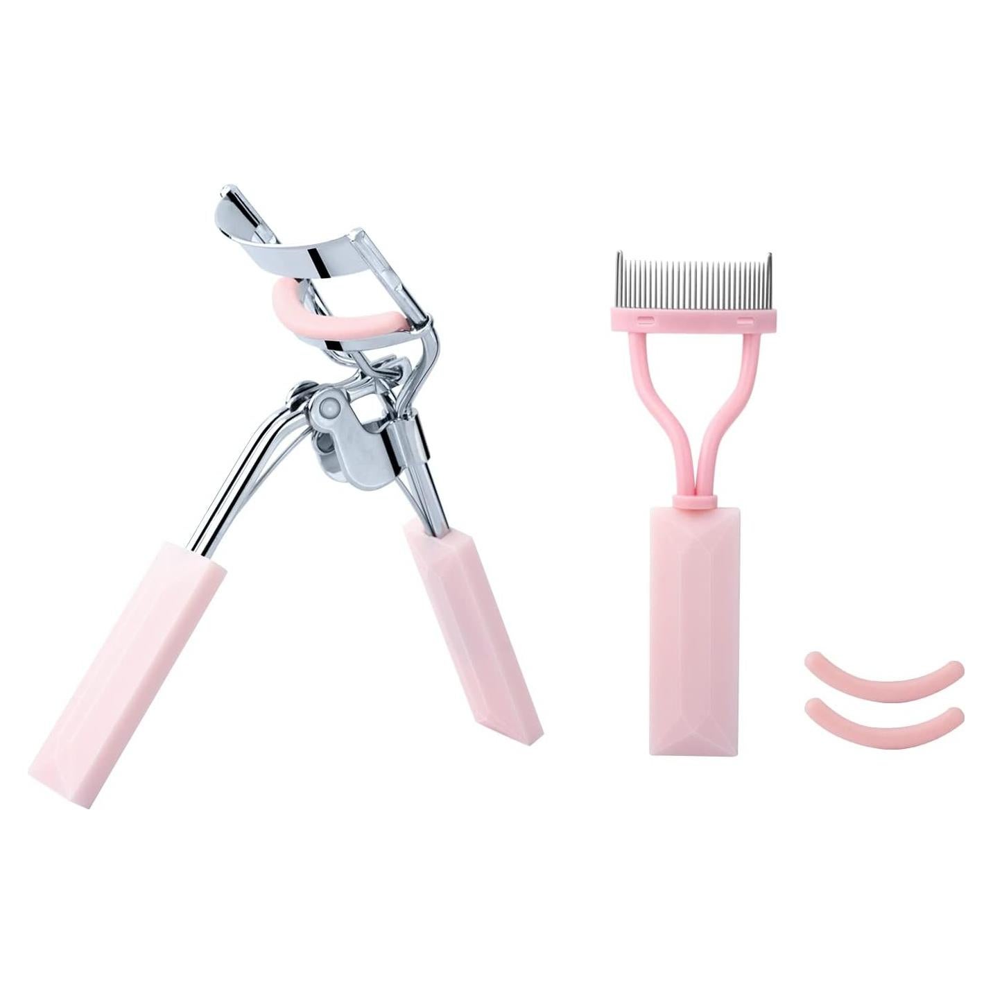 Juego de rizador y peine de pestañas 4 In Love Rosa