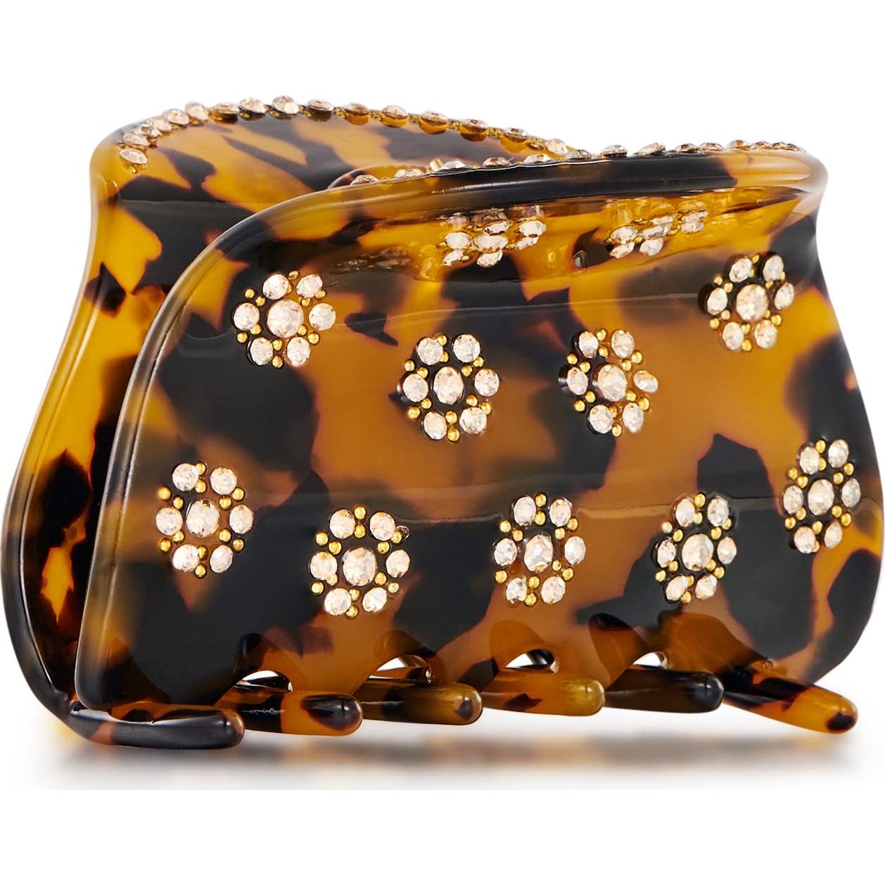 Clip de Garra para Cabello Tortuga LILIE&WHITE con Rhinestones