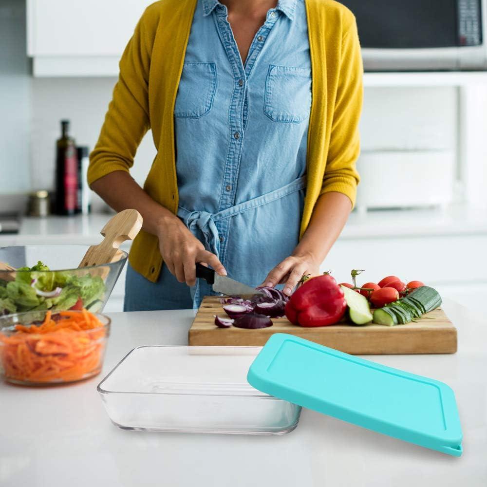 Cubiertas de Silicona Rectangulares 3 Tazas SOPHICO Menta 2 Pzas