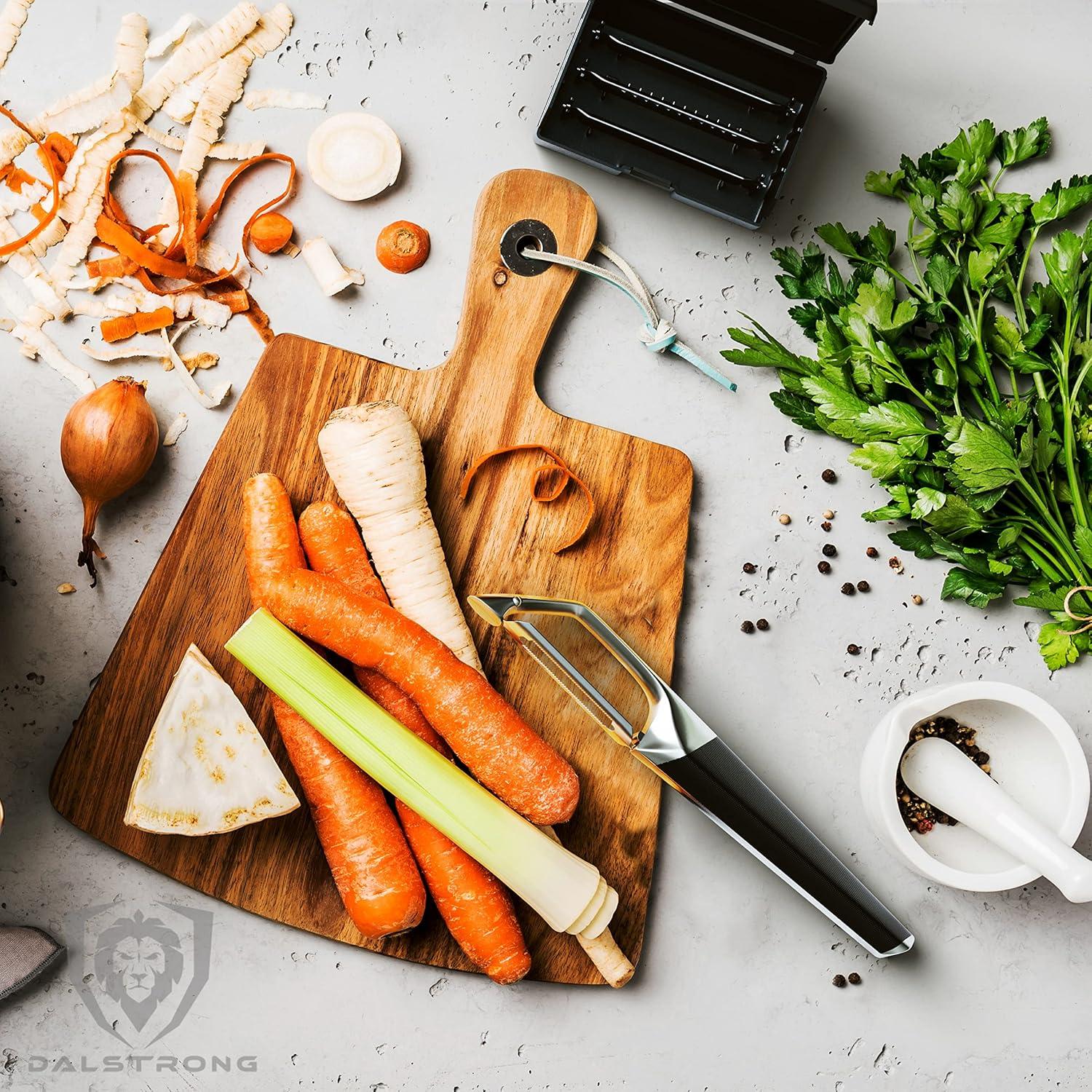 Pelador Recto Dalstrong Razor VX-I - Acero Inoxidable 3 Cuchillas