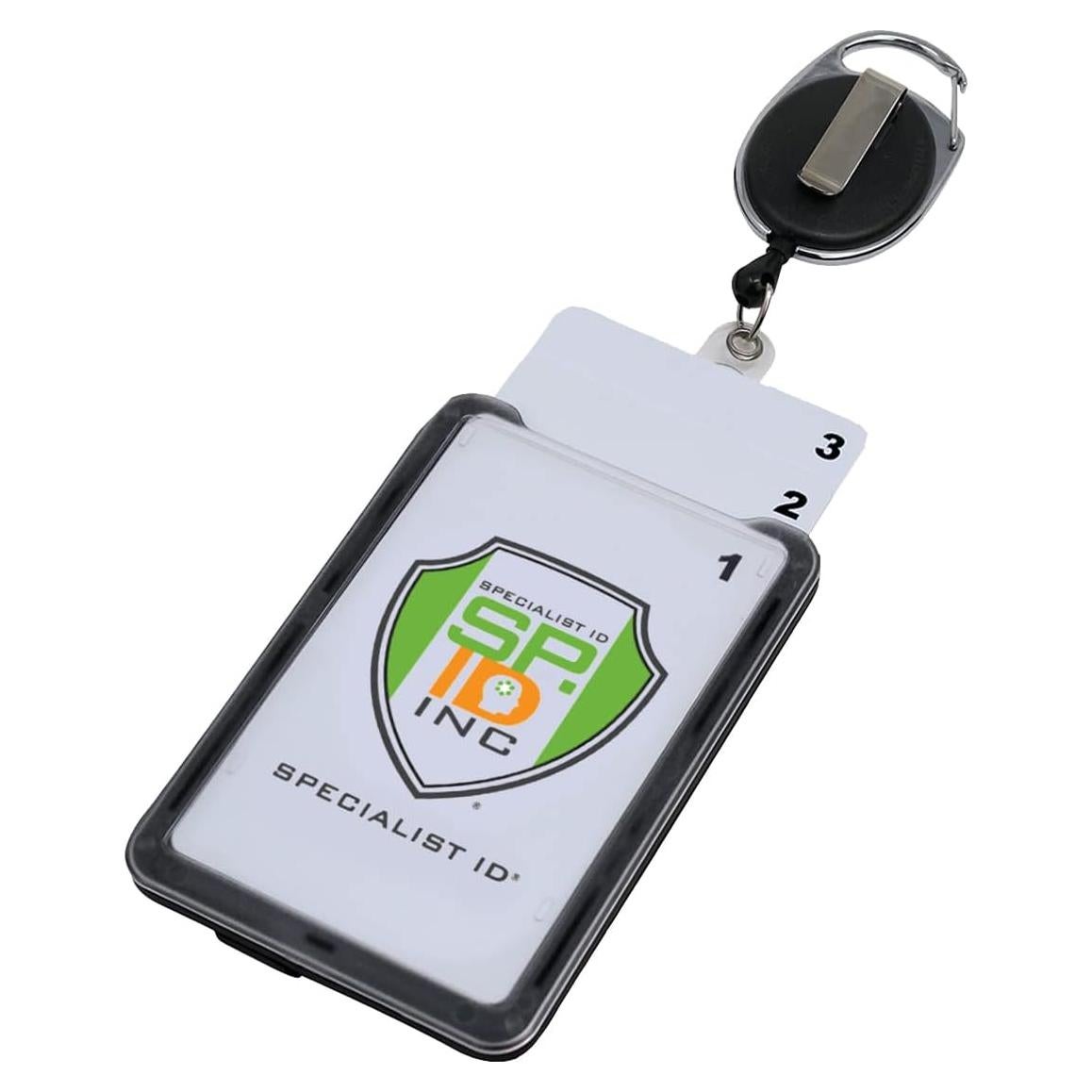 Soporte de identificación plástico Specialist ID para 3 tarjetas