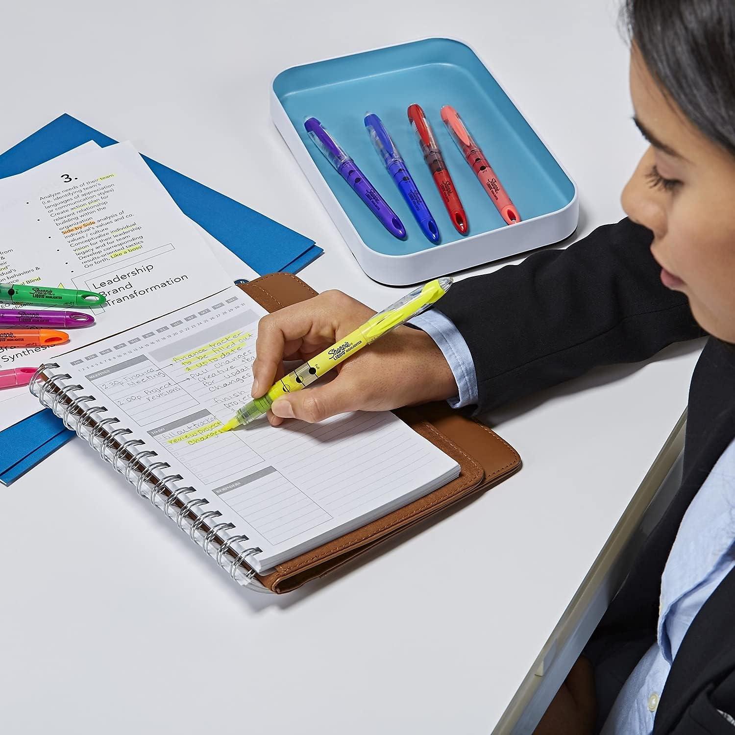 Marcadores Fluorescentes Sharpie Punta Cincel 10 Colores