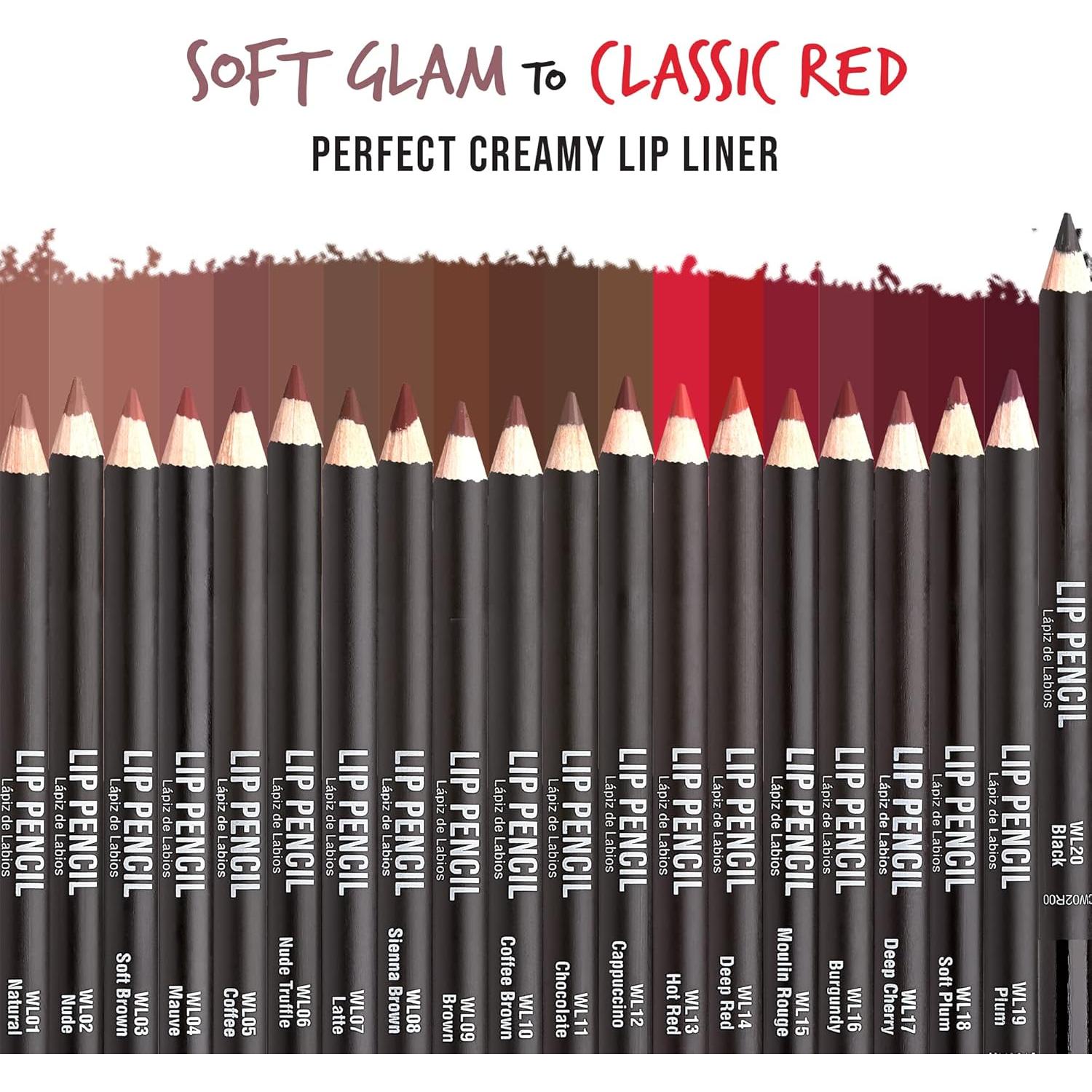 Lápiz de Labios Profesional Kiss New York - Color Negro, Cremoso y Duradero