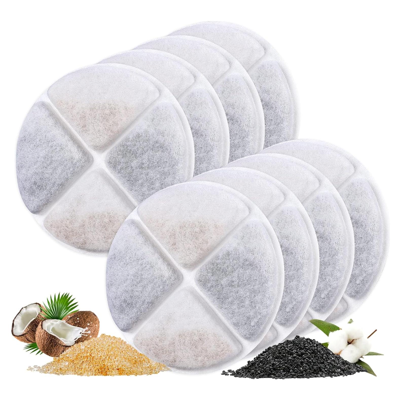 Filtros de agua para gatos MyfatBOSS - Paquete de 8 filtros