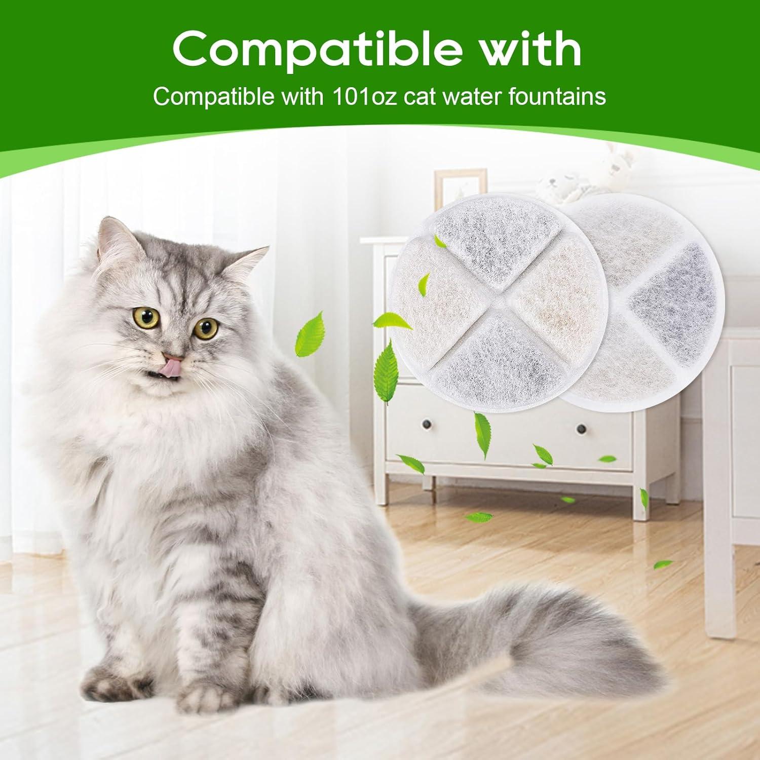 Filtros de agua para gatos MyfatBOSS - Paquete de 8 filtros