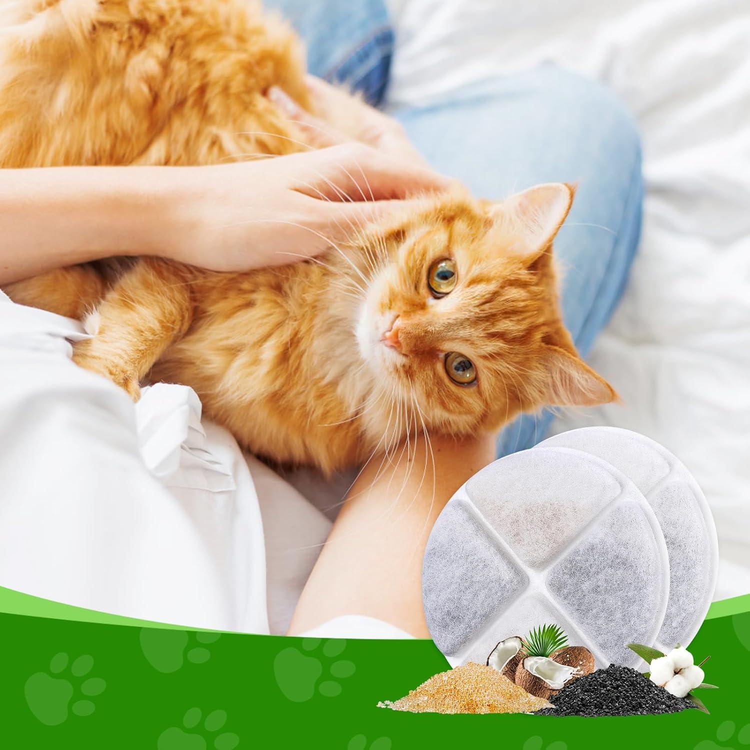 Filtros de agua para gatos MyfatBOSS - Paquete de 8 filtros