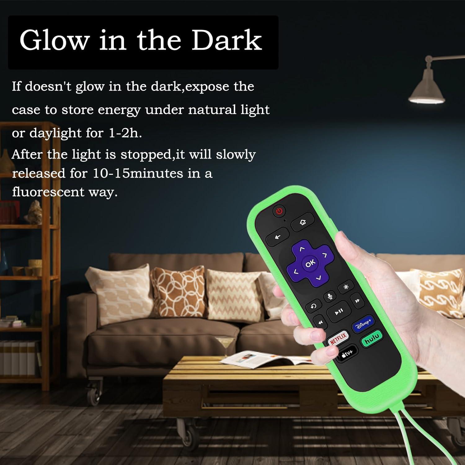 Funda de Silicona Taiyiluo para Control Remoto Roku 2Pack