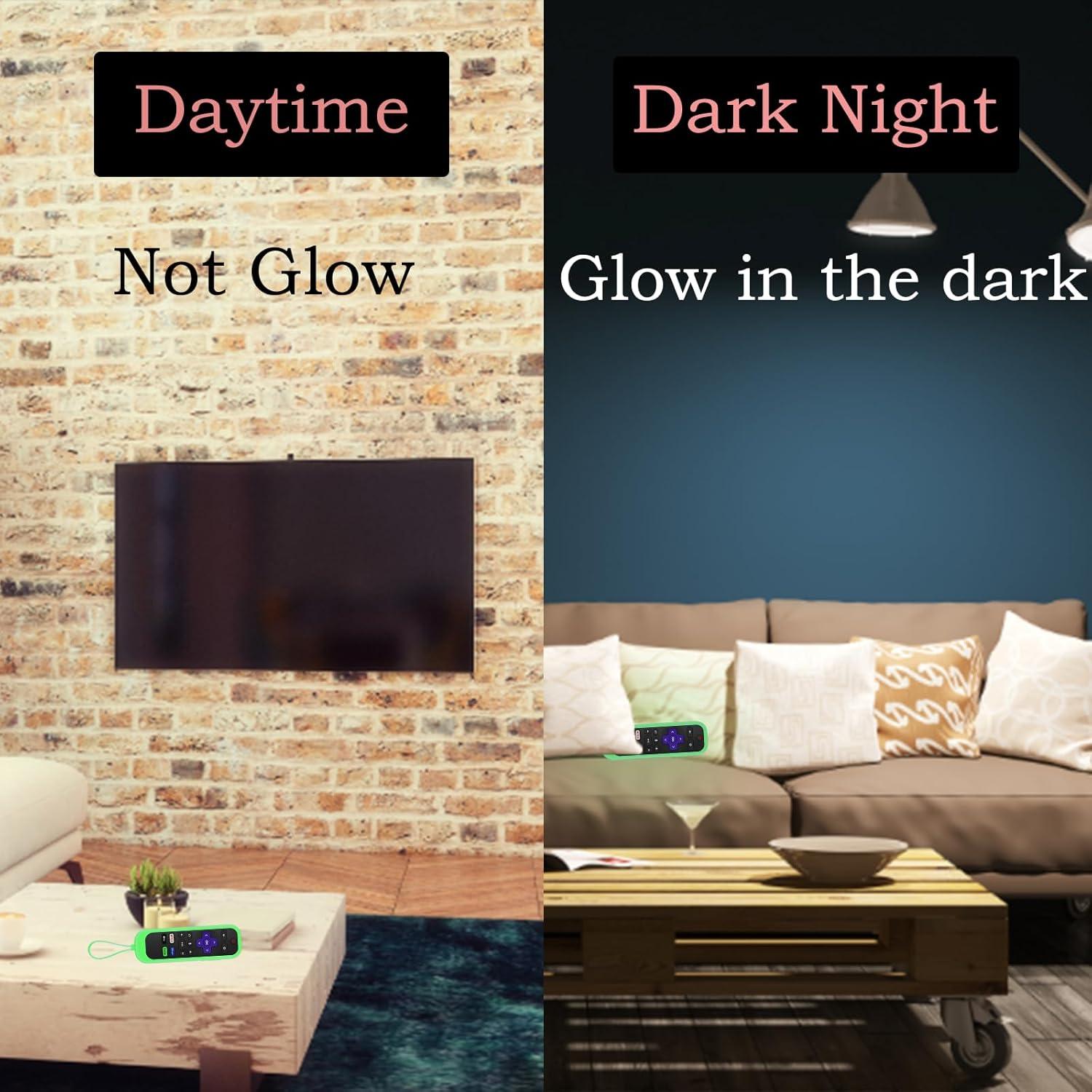 Funda de Silicona Taiyiluo para Control Remoto Roku 2Pack