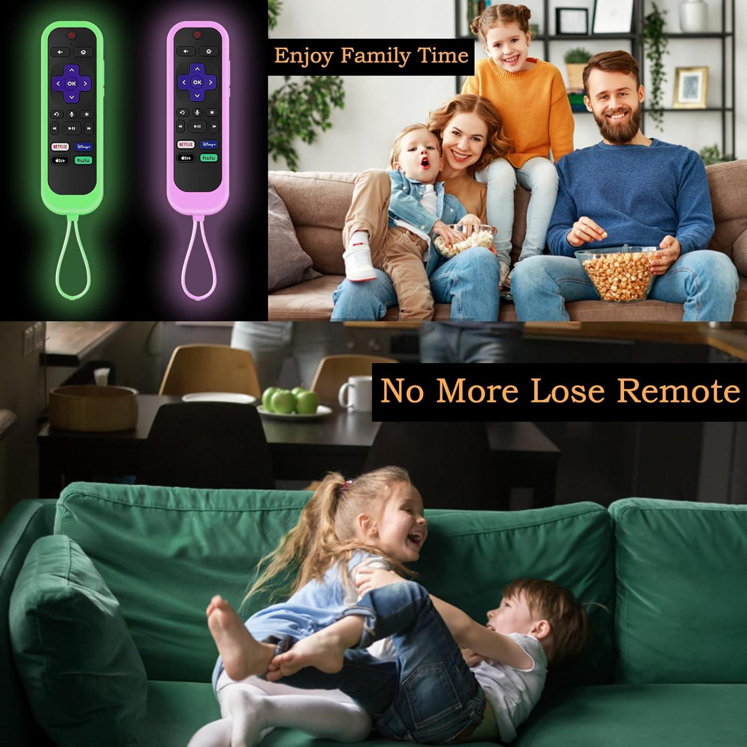 Funda de Silicona Taiyiluo para Control Remoto Roku 2Pack