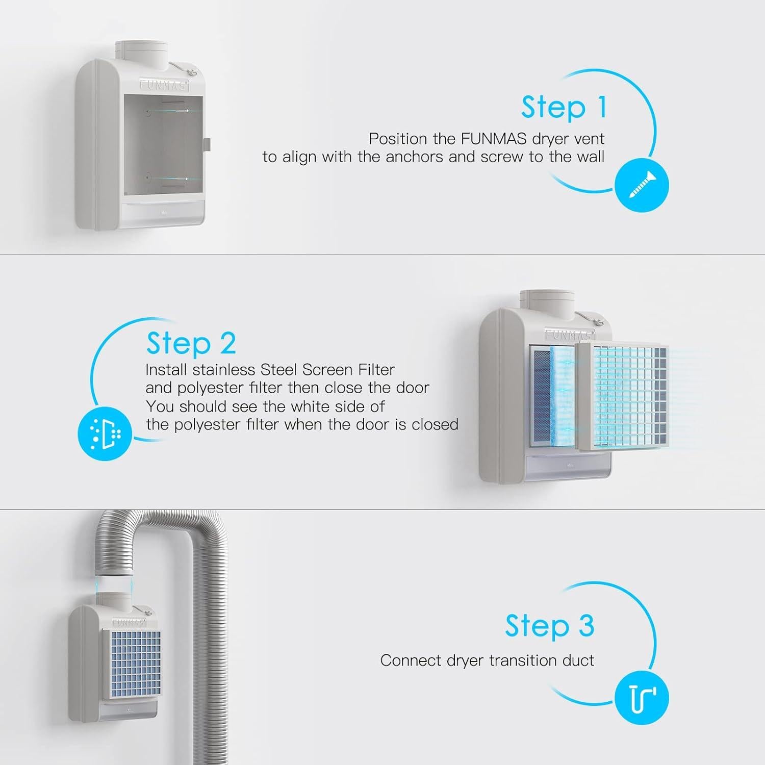 Ventilador de Secado Interior FunMas Mini Lavadora -39 3 en 1