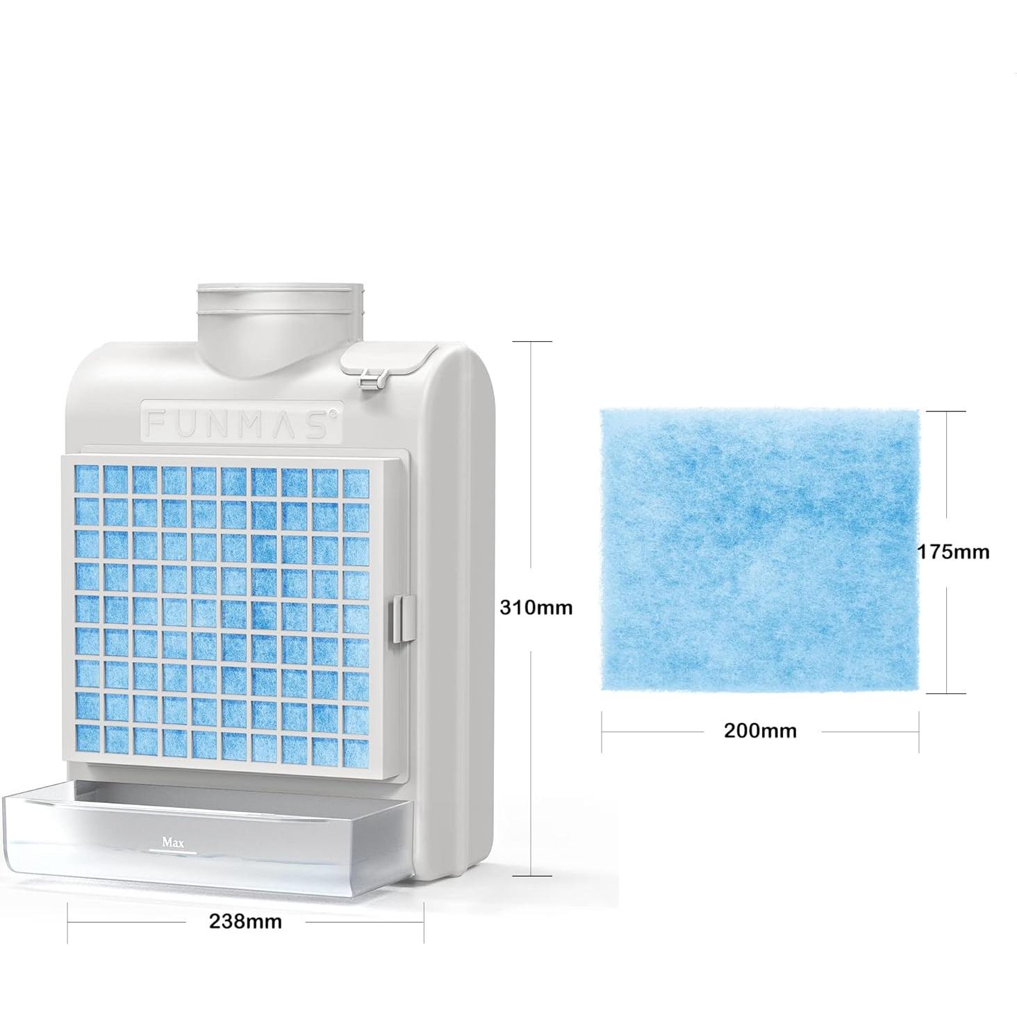 Ventilador de Secado Interior FunMas Mini Lavadora -39 3 en 1