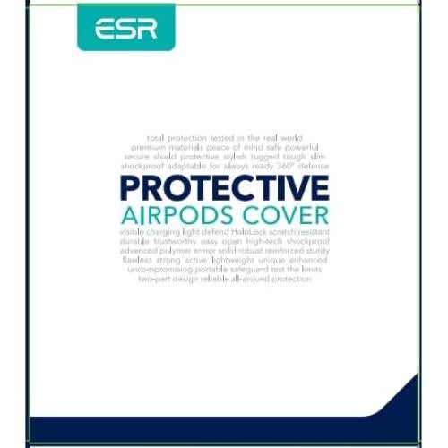 Funda de Silicona ESR para AirPods Pro 2da Gen - Negro